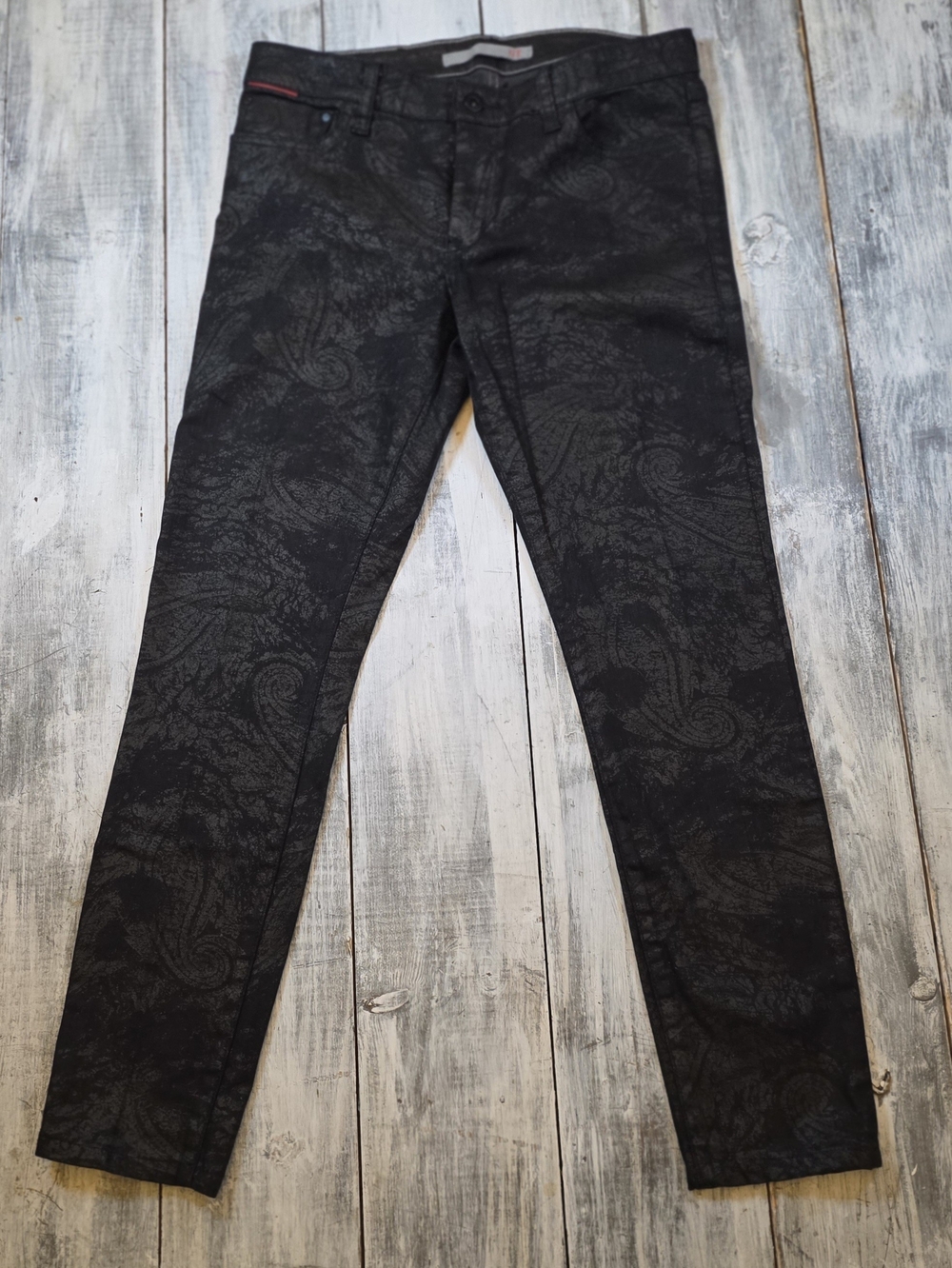 !it jeans Women Ultra Skinny Black Paisley Print Jeans sz 29 - Picture 1 of 8